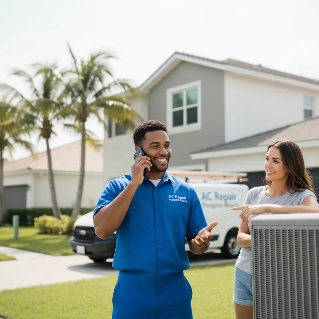 AC Repair Pompano Beach customer support in Tequesta
